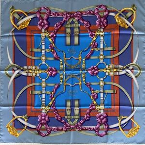 Hermes Silk Scarf